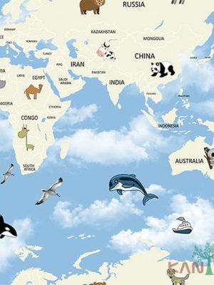 Papel de Parede YOYO II Infantil MAPA YY203901R