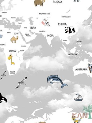 Papel de Parede YOYO II Infantil MAPA YY203902R