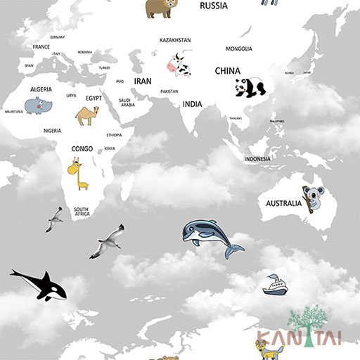 Papel de Parede YOYO II Infantil MAPA YY203902R